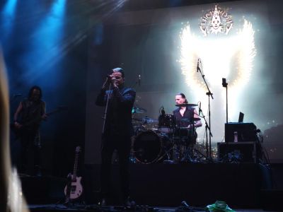 Festival performance by Lacrimosa on 3 May in 
São Paulo --
Photo by Eduardo Ganança
