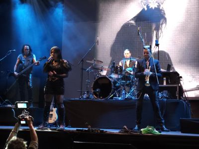 Festival performance by Lacrimosa on 3 May in 
São Paulo --
Photo by Eduardo Ganança

